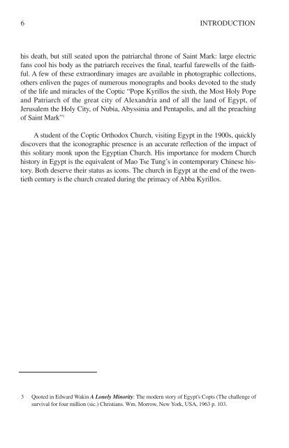 ABBA KYRILLOS - Coptic Church Review