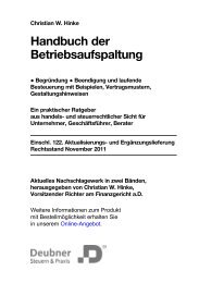 Handbuch der Betriebsaufspaltung