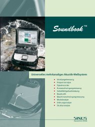 Messsystem Soundbook_MK1 - SINUS Messtechnik GmbH