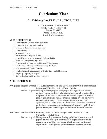 urban resume