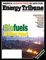 The Disastrous Local and Global Impacts of Tropical Biofuel ...