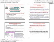 Tema 6: modelos de sustituciÃ³n empÃ­ricos y ... - CCG-UNAM