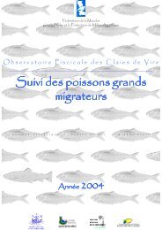 Comptage des Poissons Grands Migrateurs - FDAAPPMA 50