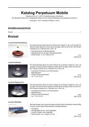 Katalog Perpetuum Mobile - Perpetuum Mobile, Luzern