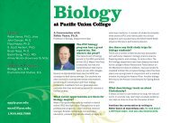 PUC Biology Department Card - Pacific Union College