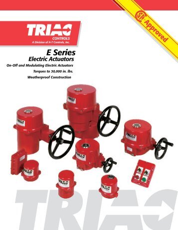 Triac E Series Electric Actuators - AT Controls