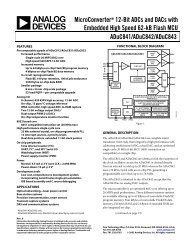 ADuC841/ADuC842/ADuC843 MicroConverter 12 ... - Analog Devices