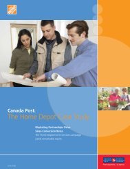 Case Study: The Home Depot homeâservices campaign - Canada Post