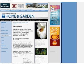 Here's the Buzz – Bee-Friendly Gardens (PDF) - Seasonal Wisdom