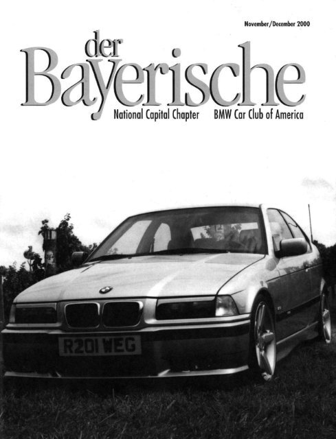 C National Capital Chapter Bmw Car Club Of America