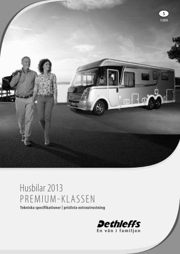 Tekniska data/Prislista husbilar Premium-Klass 2013 - Dethleffs