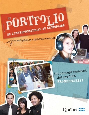 Portfolio de l'entrepreneuriat au secondaire - Inforoute FPT