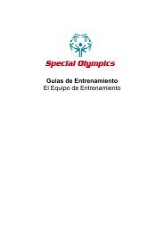 El Equipo de Entrenamiento - Special Olympics