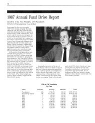 1987 Annual Fund Drive Report - University of Wisconsin  Law School
