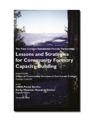 Acknowledgements - Western Forestry Leadership Coalition