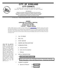 To download the full council E-packet 8.34MB click ... - City of Kirkland