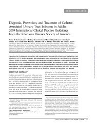 Diagnosis, Prevention, and Treatment of Catheter- Associated ...
