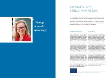 Interview met Stella van Heezik - Stadsherstel Amsterdam