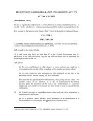 Contract Labour (Regulation & Abolition) - Department of Labour ...