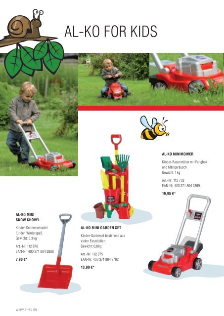 Zum Highline Katalog - AL-KO Garten + Hobby