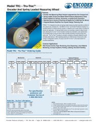 Model TR1 - Tru-TracTM - Adcon Engineering Co