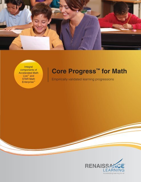 Core Progressâ¢ for Math - Renaissance Learning