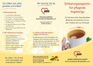 Faltblatt Café Nachtaktiv - AWO Kreisverband Bielefeld e.V.