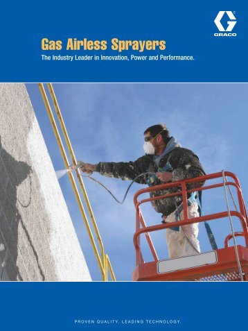 Gas Airless Sprayers - CH Reed Inc.