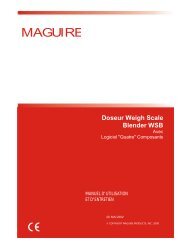 Doseur Weigh Scale Blender WSB - Maguire Products