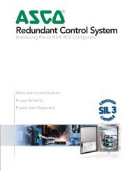 Redundant Control System - ASCO Valve Net