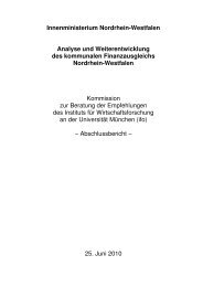 Innenministerium Nordrhein-Westfalen Analyse und - NRW