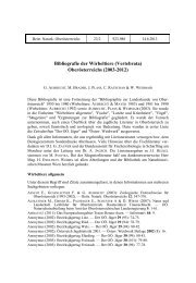 Bibliografie der Wirbeltiere (Vertebrata) OberÃ¶sterreichs - Ratschan.at