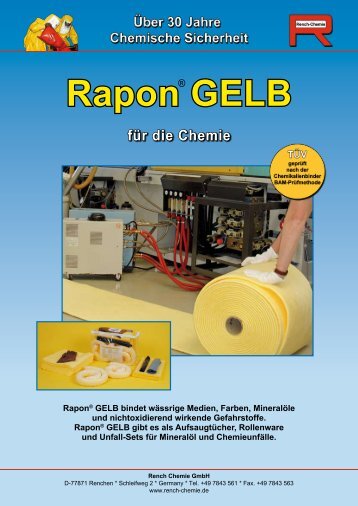 Rapon GELB - Rench Chemie GmbH Chemische Sicherheit