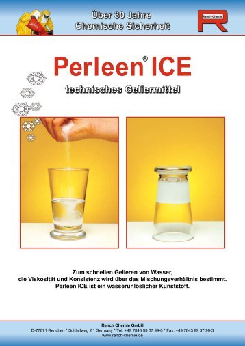 Perleen ICE technisches Geliermittel - Rench Chemie GmbH