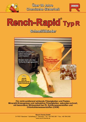 Rench-Rapid Typ R - Rench Chemie GmbH