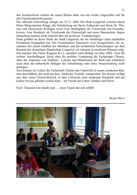 Jahresbericht - Hannah-Arendt-Gymnasium