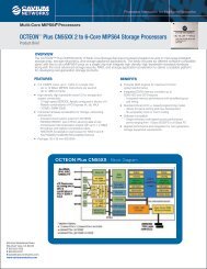 CN55XX_PB Rev 1.1.pdf - Cavium