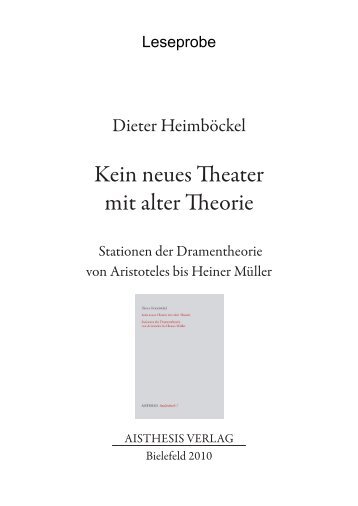 Kein neues Theater mit alter Theorie