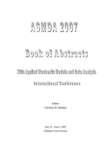 Contents - ASMDA International Society