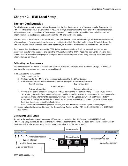 Silver Series Installation and Operation Manual, Rev B ... - Watlow