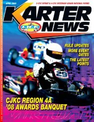 cjkc REgION 4A '08 AwARDS bANqUET - International Kart Federation