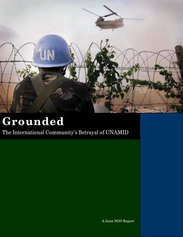 The International Community's Betrayal of UNAMID