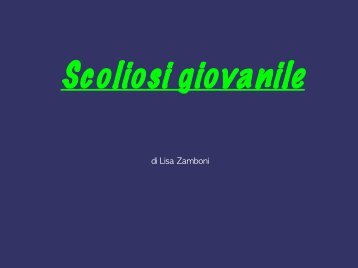 Scoliosi giovanile - DMSA