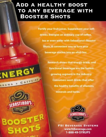 Sebastiano's Booster Shots - FSIBeverage.com