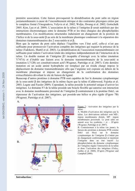 Fonction et régulation de la protéine ICAP-1alpha dans la ...