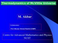 Thermodynamics of McVittie Metric - National Centre for Physics