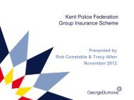 Kent Police Federation Group Insurance Scheme Presentation