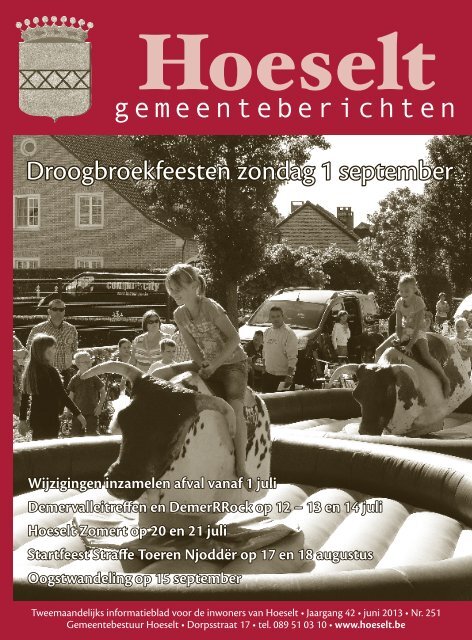 [2013] hoeselt - gemeenteberichten 251 juni.indd - Hoeselt.Be