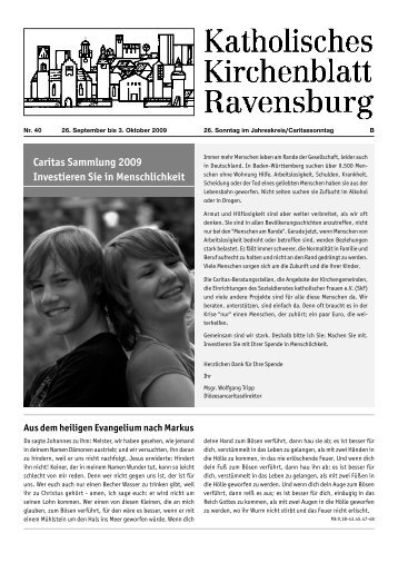 Caritas Sammlung 2009 Investieren Sie in ... - Seelsorgeeinheit