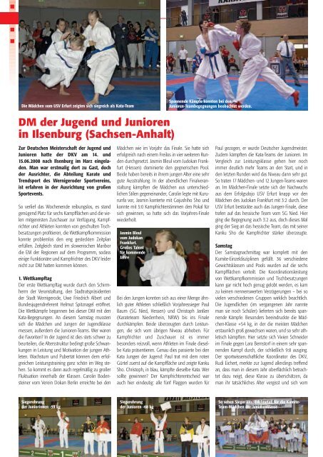 Fachzeitschrift des Deutschen Karate Verbandes e.V.